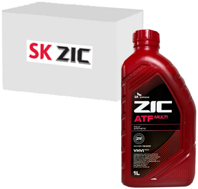 SK엔무브 지크 ATF MULTI 멀티 오토미션오일 (4단-8단 1L x 12개), 12개, 지크 ATF 멀티 1리터