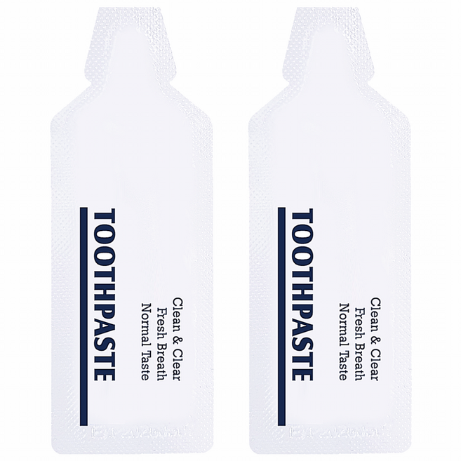 이브EVE 일회용 치약 4G 파우치, 500개