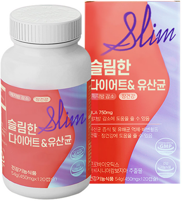 상품선택) Glp-1 유산균 지엘피 다이어트 유산균 지엘피원 / 가르시니아 비피더스 남자 여자 다이어트 유산균 중년 장년 장건강 캄보지아 추출물 프로바이오틱스 식약처인증, 1박스, 120정