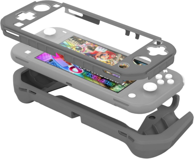 닌텐도 스위치 라이트 TPU 풀커버 범퍼 케이스, 1개, 그레이, 닌텐도스위치라이트