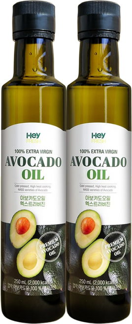 100% 엑스트라버진 아보카도 오일 250ml, 2개