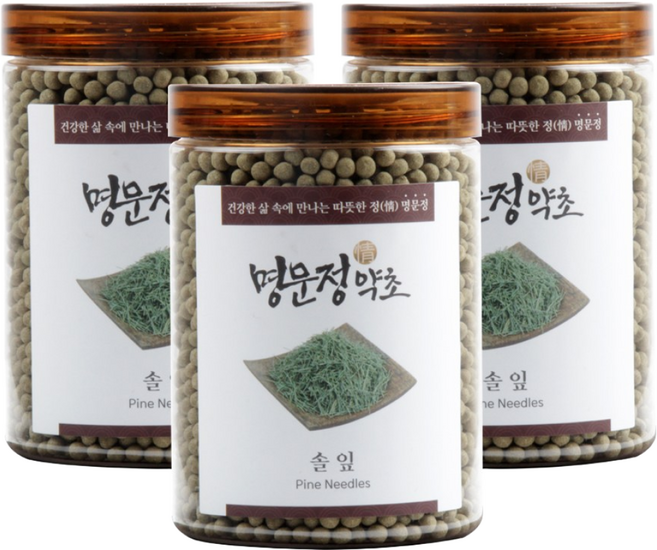 명문정약초 국산 솔잎환, 300g, 3개