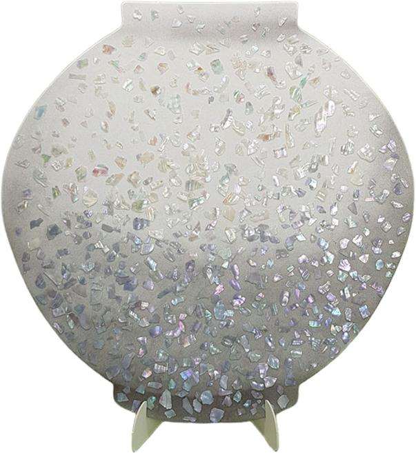 자개 달항아리 액자 DIY 키트 받침대포함 미술 만들기 체험, 1개, 무지