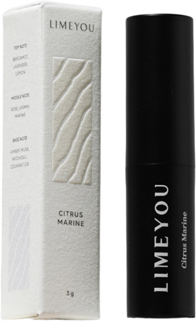 라임유 퓨어 저자극 고체향수 시트러스 마린 2개, 3g