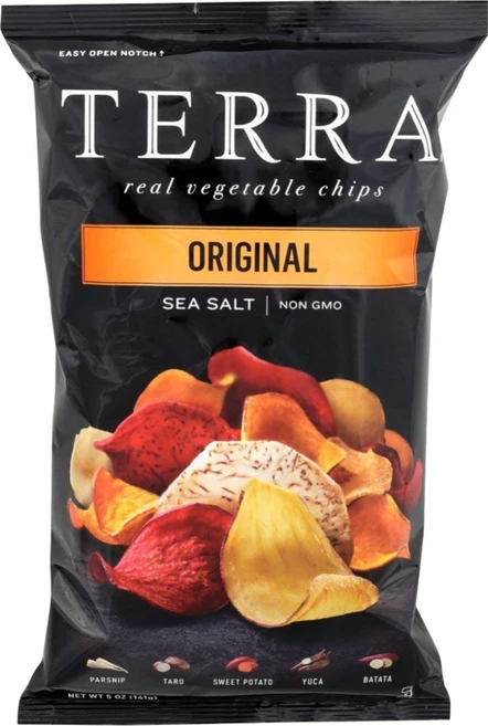 테라칩스 베지터블 칩 오리지널 씨 솔트 맛, 141g, 1개 - 쿠팡