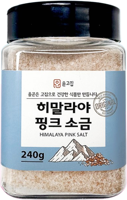윤고집 히말라야 핑크솔트 소금, 1개, 240g