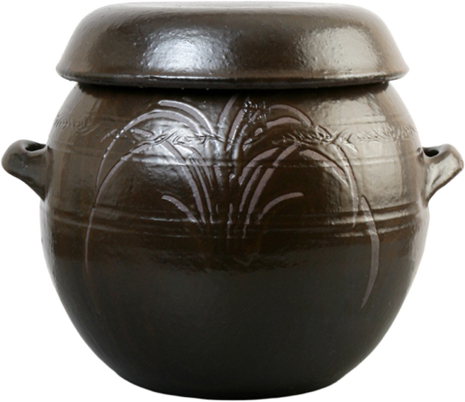 비채 국산 숨쉬는 무공해 전통 옹기 항아리 15리터 장독 소금 된장 매실 옹기항아리, 1개