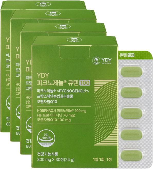 YDY 피크노제놀 큐텐, 4개, 30정