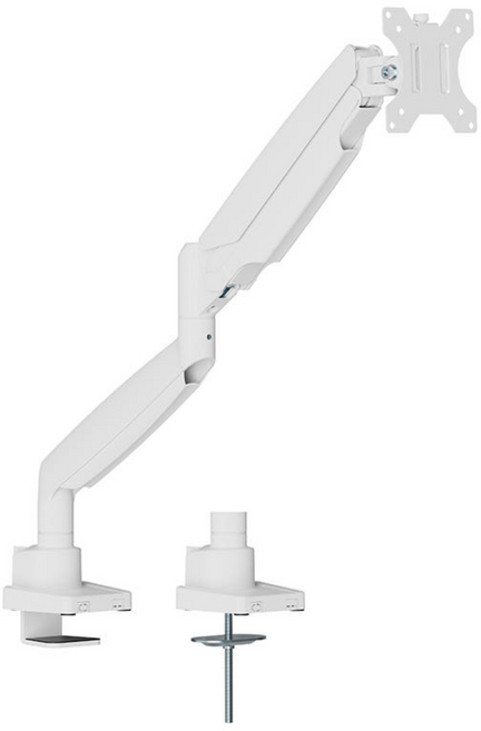 카멜마운트 MSS1H 싱글 고중량 모니터 거치대 모니터암 스탠드, 화이트