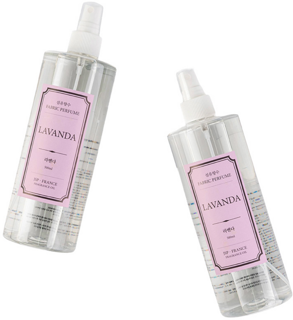 JSP 섬유향수 탈취제 프랑스원료 대용량, 복숭아, 2개, 500ml