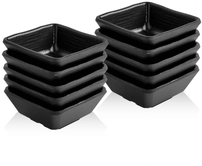 키친왕 업소용 멜라민 소스종지, 10개, 1칸