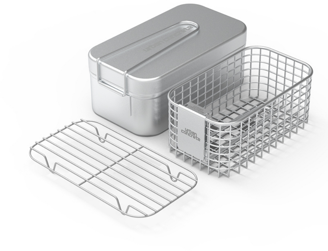어반콘크리트 캠핑 반합 튀김기 코펠 (1구), 반합 튀김기 1구, 반합 튀김기 1구, 1개