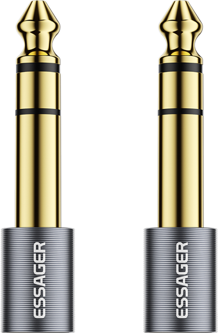 Essager 3.5mm to 6.5mm TRS 오디오 케이블 2개입, 2개, 3.5mm~6.5mm