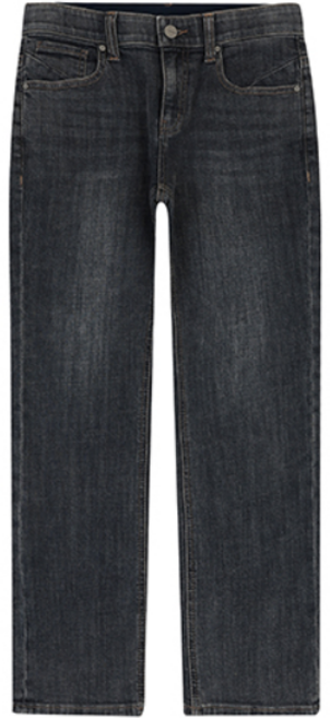 [잠뱅이] 여성 오비안밴드 자수 포인트 캣워싱 핏 부츠컷 데님 팬츠 다크블루