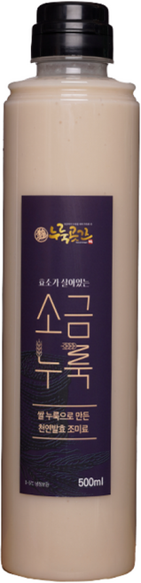 발효명인 소금 누룩 [저염소금 조미료 천연조미료] [500ml], 1개, 500ml