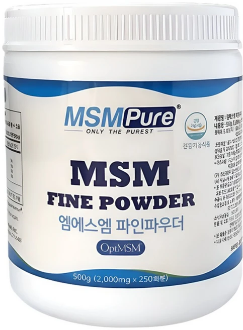엠에스엠퓨어 MSM 식이유황 파인파우더, 454g, 2개 - 쿠팡