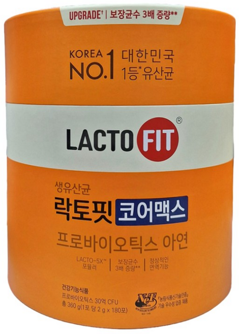 종근당건강 락토핏 코어맥스, 360g, 1개