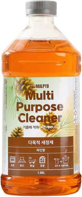 [말표] 다목적클리너 파인향, 1.9L, 2개