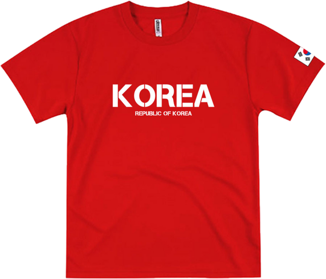 2025년 NEW KOREA 남여공용 대한민국 코리아 4종디자인 기능성 쿨론 반팔티