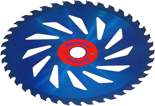 KENZO(겐죠) 원형 예초기 톱날(180mm), 1개