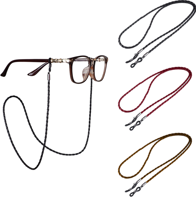 엔빙 가죽 안경줄 안경스트랩 안경목걸이 선글라스줄 3개 NV-176