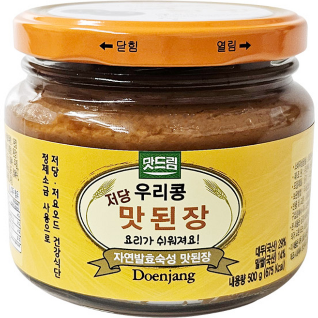 저당 맛 된장, 1개, 500g