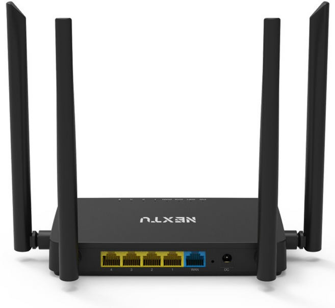 넥스트유 듀얼밴드 1200Mbps 유무선 공유기, NEXTU 5004N]블랙[, 1개