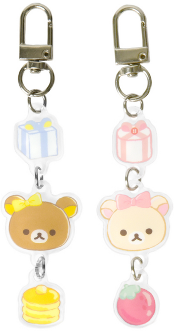 리락쿠마 코리락쿠마 아크릴 캐릭터 키링 2종 남녀공용