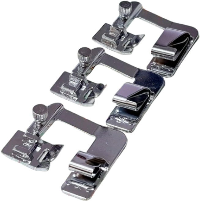 행복한다이세상 원터치 신형 말아박기 노루발 3종세트 가정용노루발, 1개