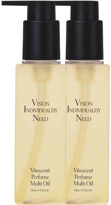 비인센트 퍼퓸 멀티 오일 마사지오일 보습 향좋은오일, 2개, 130ml, 어도러블