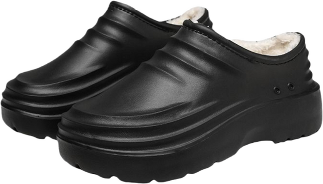 Makone 남성 가을 겨울 미끄럼 방지 앵클 삭스 방수화 기모 주방화