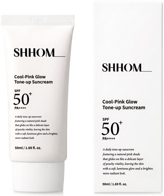 [생기있는 톤업 SPF50+] 숌 쿨핑 글로우 톤업 선크림, 1개, 50ml
