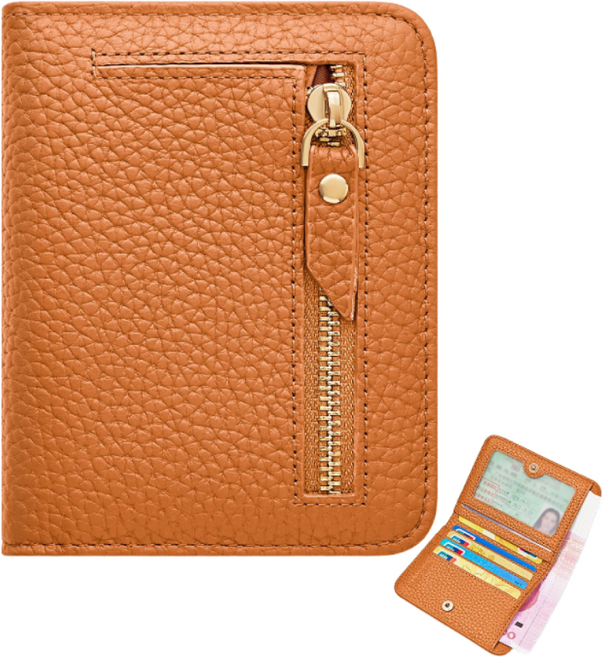 여성 프리미엄 심플 슬림 소가죽 반지갑 BYN-9017