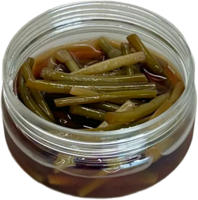 엘케이식품 간장마늘쫑 장아찌 업소용 대용량 반찬 4kg, 1개
