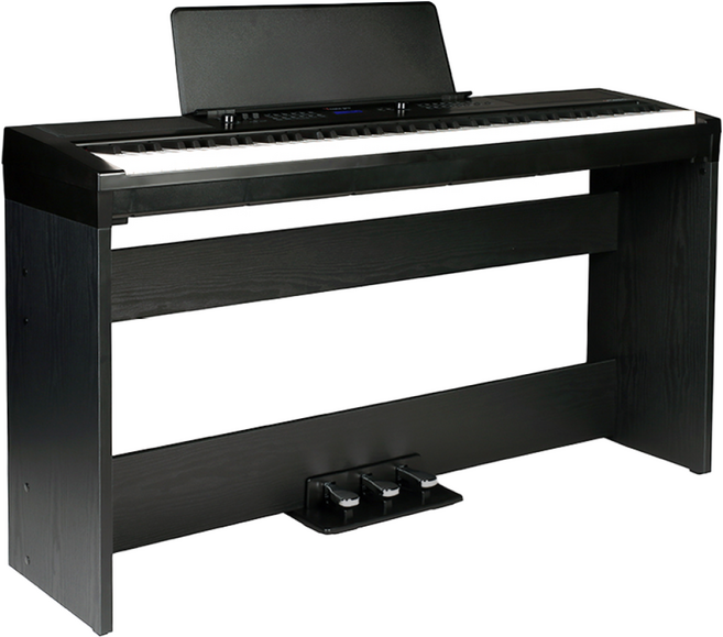 아르테시아 Vivace Pro 포터블 스테이지 전자피아노 88 해머 액션건반, 블랙(ST-3 목재스탠드포함), 1개