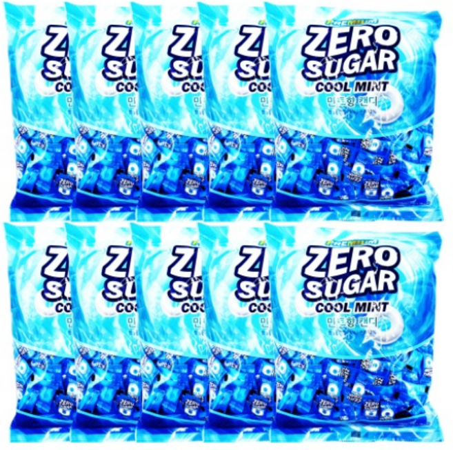 제로슈가 민트향캔디 500g * 10봉, 10개