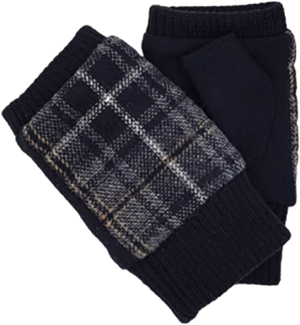 엘르(여)체크콤비워머 [순모콤비]사이즈 손등폭 /손목폭 9cm (케이스 동봉되지 않습니다)_EWW00005