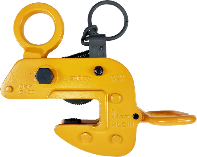 슈퍼 철판클램프 H빔클램프 행클램프 철판집게 수평클램프 안전고리타입 HLC-2H, 1개