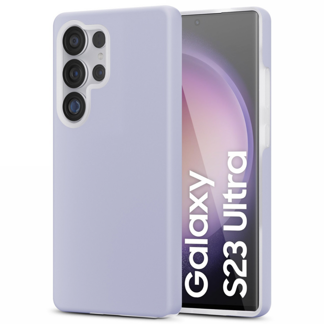 아칸크 삼성 갤럭시 S23 울트라/SM-S918N 소프트 젤리 실리콘 컬러 휴대폰 케이스
