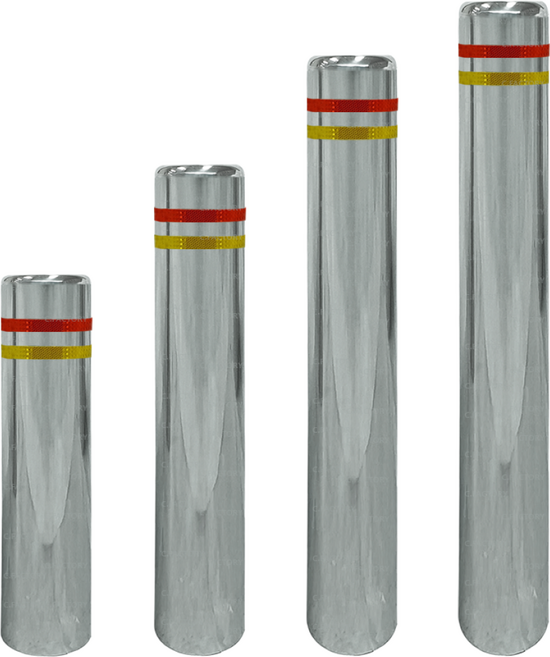 스텐 일자 볼라드 매립식 165파이 차단봉 차량방지봉 차량진입차단 진입방지 규제봉 코너보호 벽면보호, 1개, 좌우양쪽고리, H1100