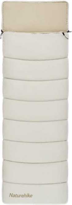 네이처하이크 LD 150 250 350 초경량 코튼 침낭 캠핑이불 1인용 싱글 경량 감성 담요 세탁가능, LD150 베이지, 1개