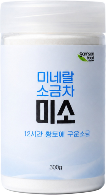 12시간 구운 미네랄 소금차 용융소금, 1개, 300g