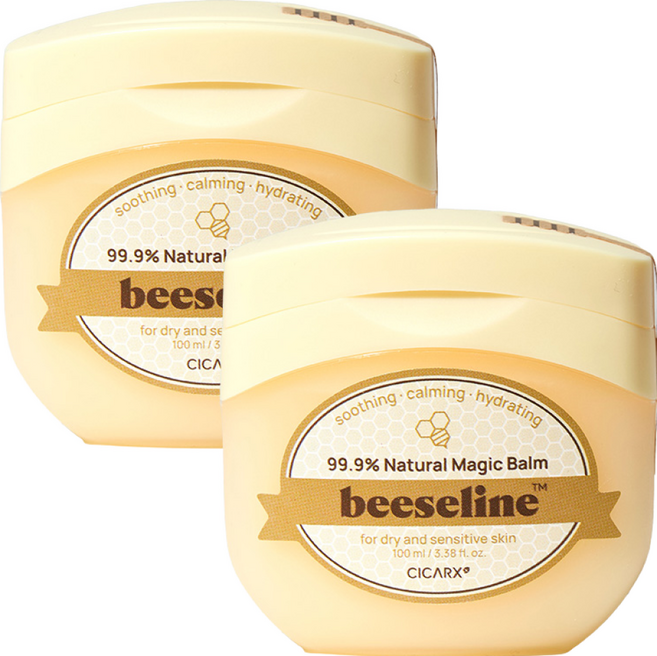 시카알엑스 꿀 바세린 비세린 내추럴 매직 밤 2X 천연 바세린, 2개, 100ml