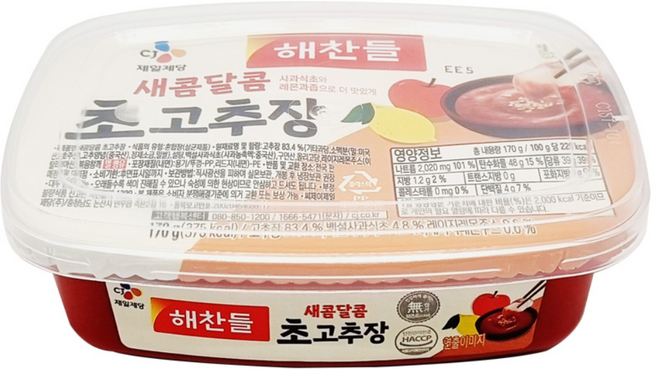 해찬들 새콤달콤 초고추장, 3개, 170g