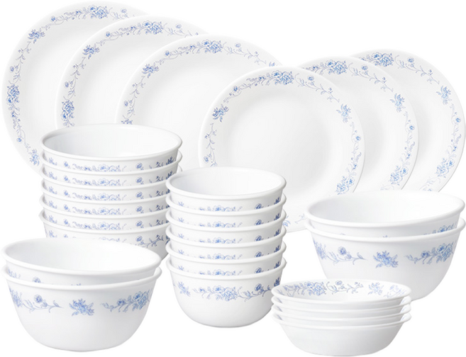 코렐 프렌치 블루 6인 26P 한국형 세트, 혼합, 1세트