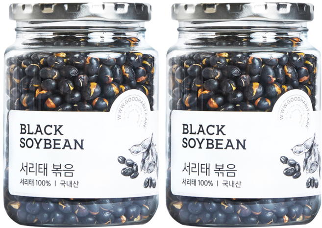 착한습관 볶은 서리태, 200g, 2개