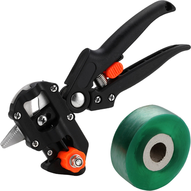 주니톡 나무 접목가위 접목기 접가위 다기능접목가위, 접목가위+접목테이프, 1개