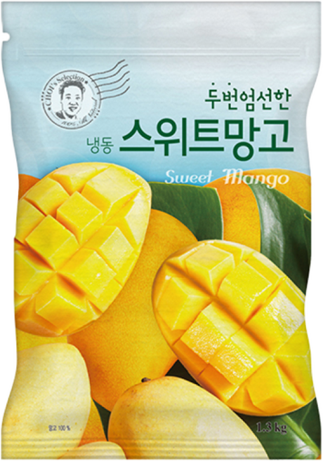 [자연원] 두번엄선한 냉동 스위트망고 1.3kg, 3개