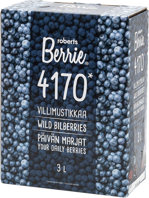 로버츠베리에 야생 빌베리 주스 3L 디스펜서, 1개