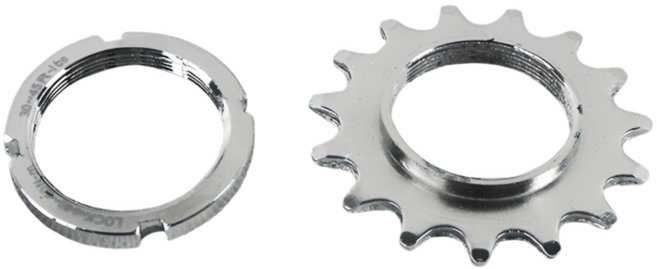 픽시자전거 고정기어 스프라켓 플립플롭 허브 호환 전기 도금 역주행 가능, 1개